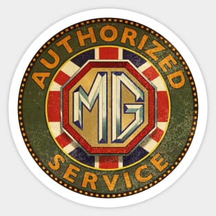 Authorized Service - MG Sticker